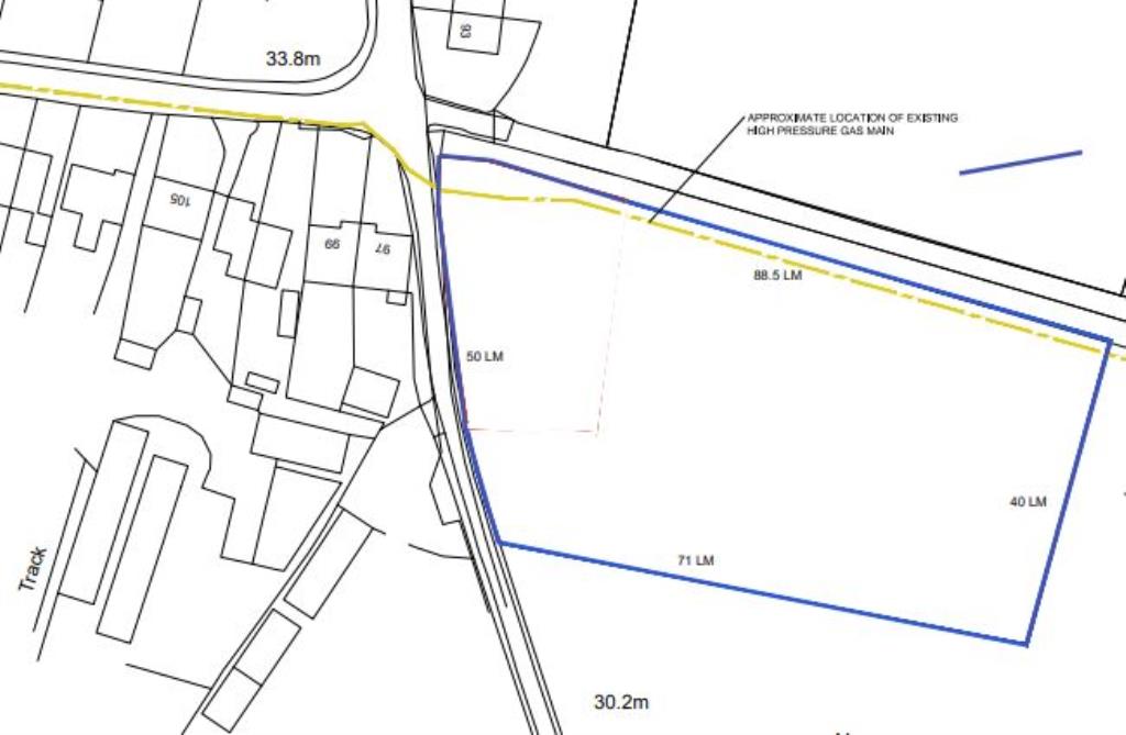 Lot: 71 - LAND WITH PLANNING IN GOOD LOCATION - Plan with measurements